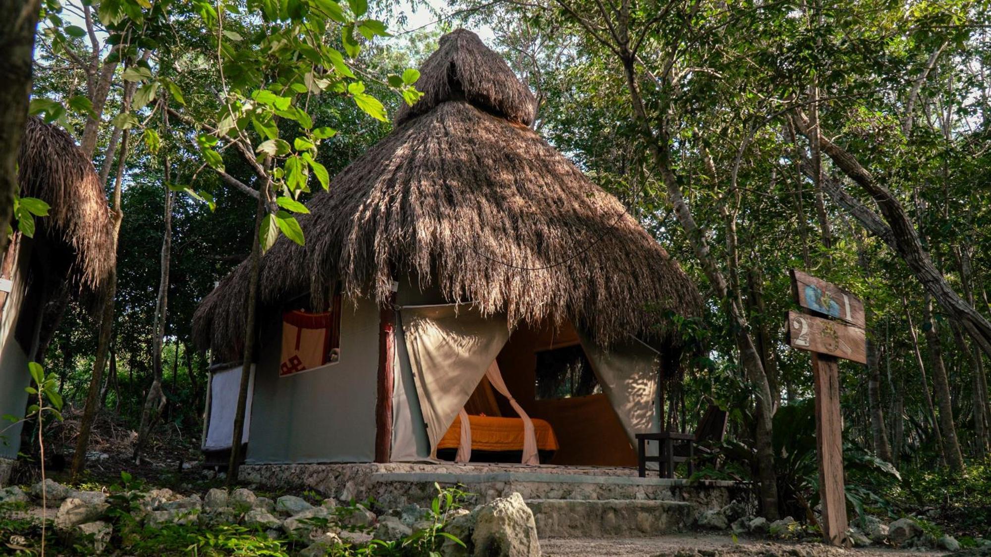 Akumal Natura Glamping Ngoại thất bức ảnh
