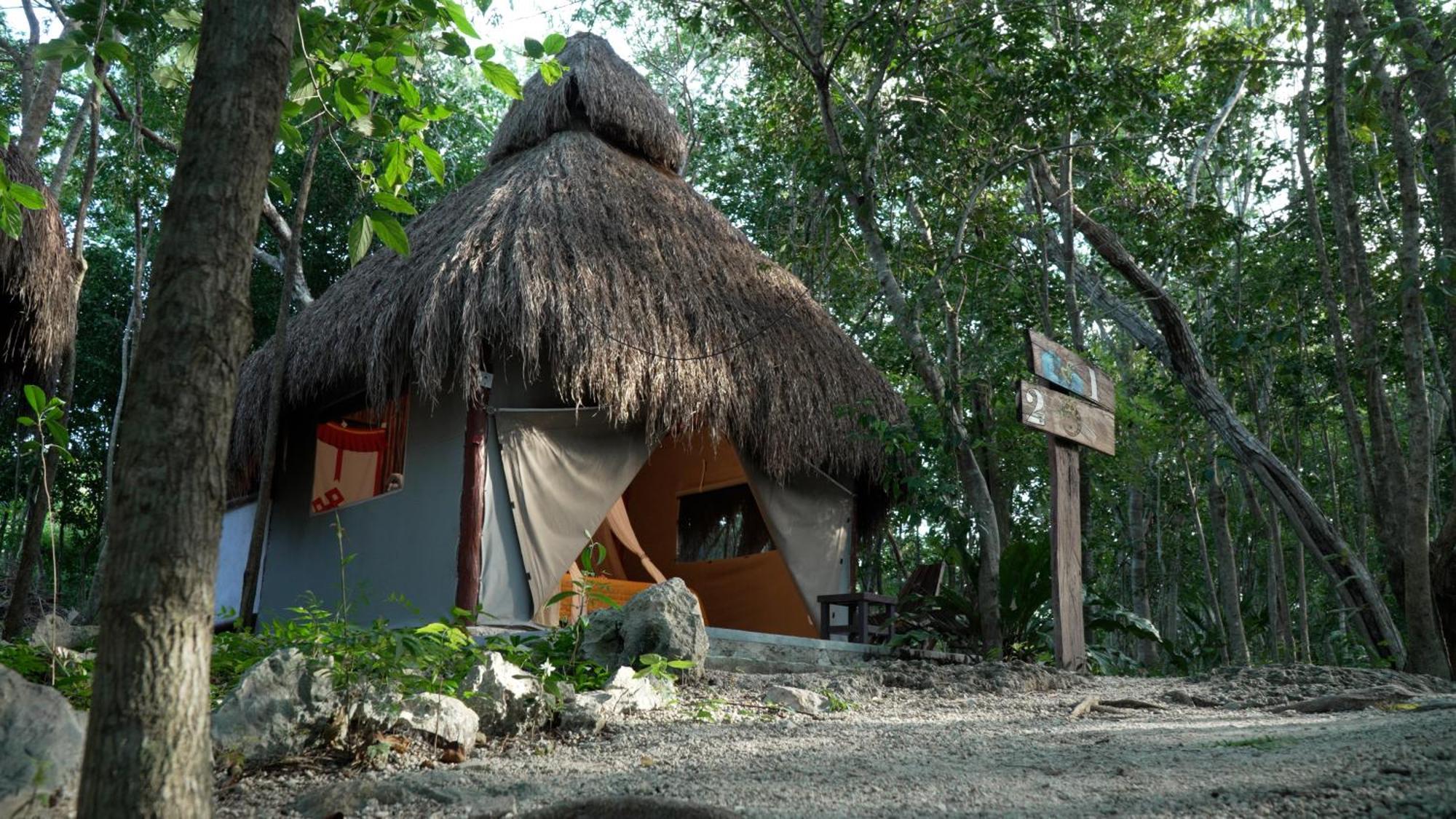 Akumal Natura Glamping Ngoại thất bức ảnh